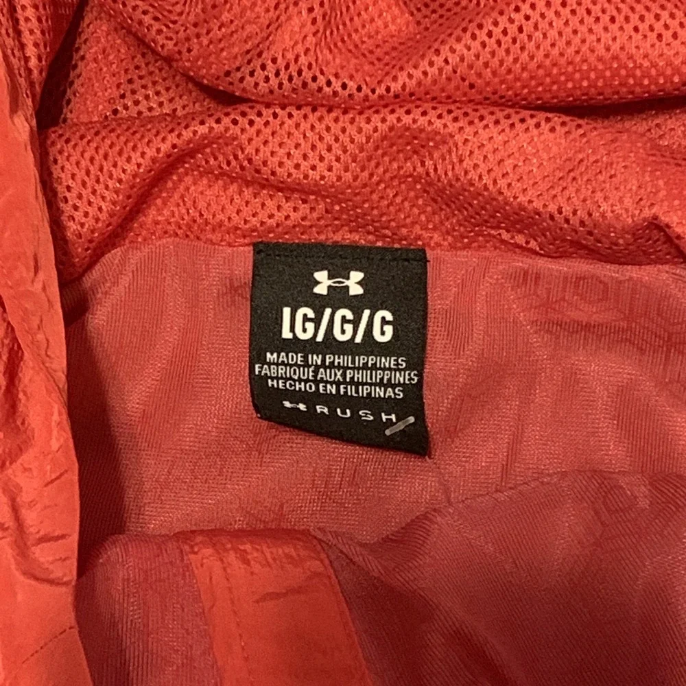 Under Armour UA RUSH Woven ½ Zip Anorak Jacket Women's Size Large 1376920
